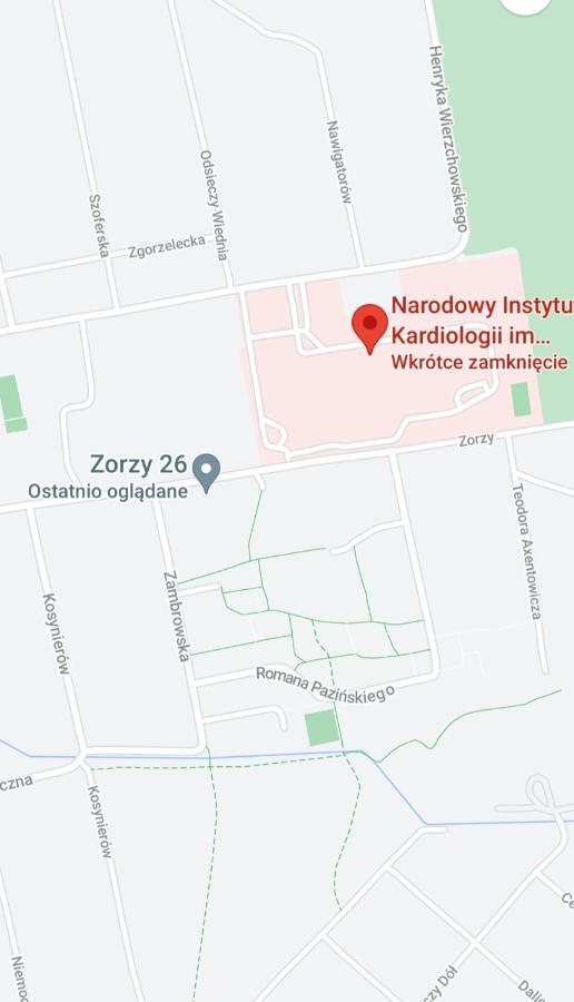Apartament Zorzy Przy Instytucie Kardiologii Anin Warsaw Exterior photo